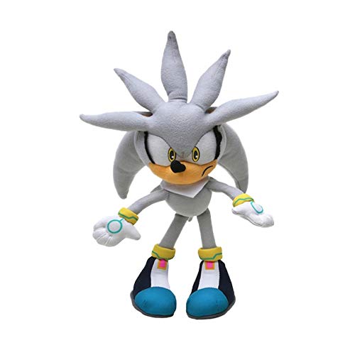 Ksydhwd Plush Toy 32cm 12.5 Silver Sonic Plush Super Sonic The Hedgehog Peluche De Juguete Sonic Toys Sonic Tails Knuckles Shadow Stuffed Dolls Llavero Ksydhwd Plush Toy 32cm 12.5 Silver Sonic Plush Super Sonic The Hedgehog Peluche De Juguete Sonic Toys Sonic Tails Knuckles Shadow Stuffed Dolls Llavero