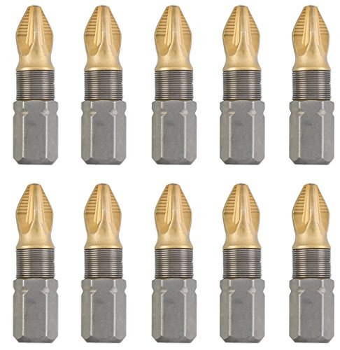 kwb Puntas 25 mm PZ Titan Tin (Tin, TQ 60 acero, ISO 1173, accionamiento C6.3), 124122