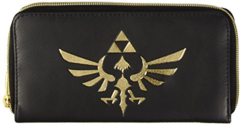 Legend of Zelda Triforce Ladies Logo Zip Alrededor de Cartera / Monedero