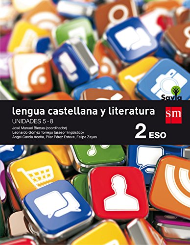 Lengua castellana y literatura. 2 ESO. Savia. Trimestres - Pack de 3 libros - 9788467586879