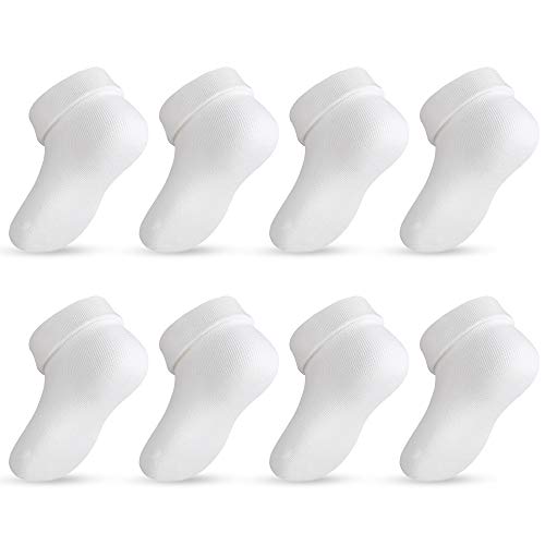 Lictin Calcetines para bebé, 8 pares, calcetines para bebé, calcetines de algodón, calcetines blancos, calcetines para recién nacidos, calcetines para bebé, 0 – 12 meses Lictin Calcetines para bebé, 8 pares, calcetines para bebé, calcetines de algodón, calcetines blancos, calcetines para recién nacidos, calcetines para bebé, 0 – 12 meses