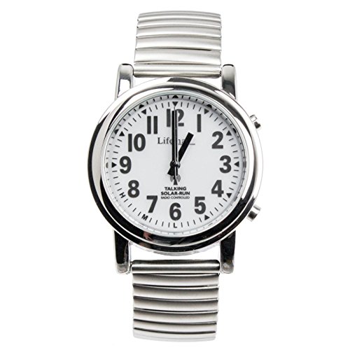 Lifetime Operations Ltd. 430.1E - Reloj de Cuarzo Unisex, con Correa de Acero Inoxidable, Color Plateado