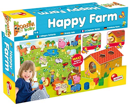 Lisciani Juegos - Carotina Baby - Happy Farm - Feliz Granja