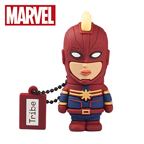 Llave USB 32 GB Captain Marvel - Memoria Flash Drive 2.0 Original Marvel Avengers, Tribe FD016707