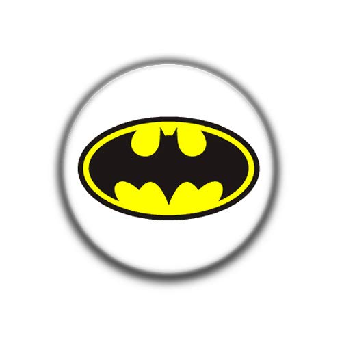 Logo Batman : Super Heroes, Pinback Button Badge 1.50 Inch (38mm)
