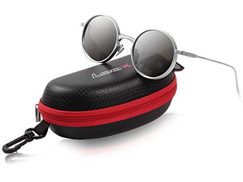 Loox London Nerd Gafas de sol para mujer y hombre, metal unisex – Estructura estable 126 plateado. Talla única Loox London Nerd Gafas de sol para mujer y hombre, metal unisex – Estructura estable 126 plateado. Talla única