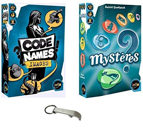 Lote de 2 juegos de código de imágenes + misterias + 1 abridor de botellas Blumie. Lote de 2 juegos de código de imágenes + misterias + 1 abridor de botellas Blumie.