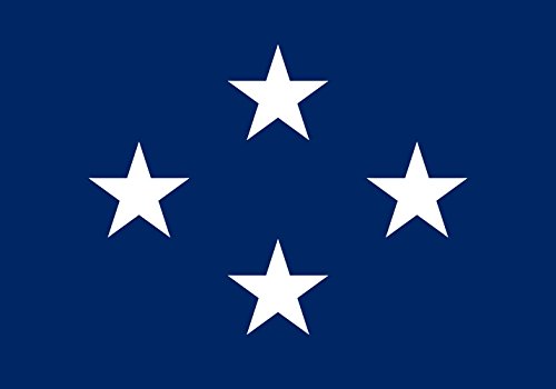 magFlags Bandera Large United States Navy Admiral | US Navy Admiral | Bandera Paisaje | 1.35m² | 90x150cm