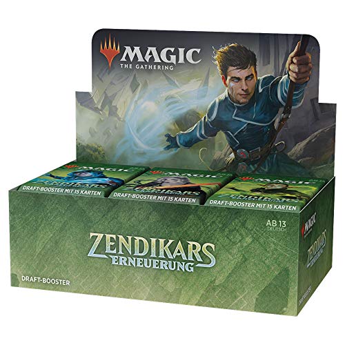 Magic the Gathering Zendikars - Juego de 36 Paquetes de Refuerzo y 1 Topper