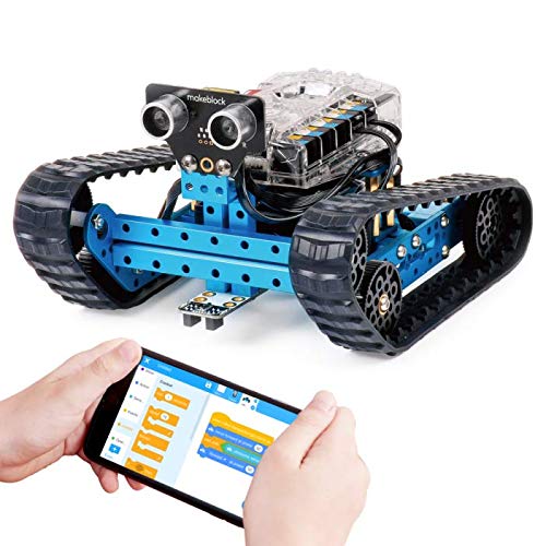 Makeblock mBot Ranger Robots programables para niños, Kit de Robot Educativo, Juguete Stem, Versión Bluetooth, Azul, Regalo para Niños, 3 Apps Gratis