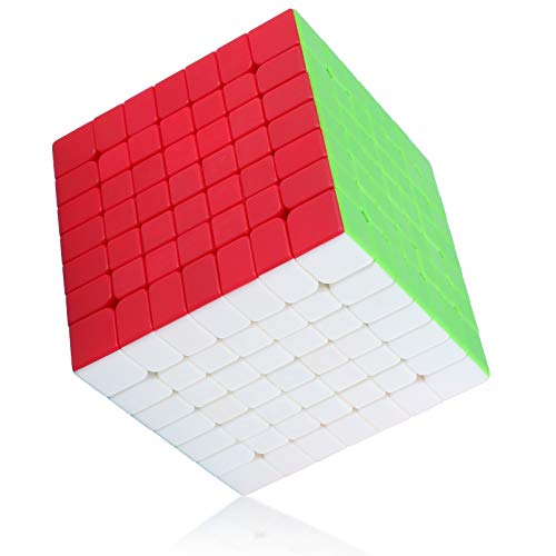 Maomaoyu Cubo Magico 7x7 7x7x7 Original Puzzle Cubo de la Velocidad Niños Juguetes Educativos（Sin Etiqueta）