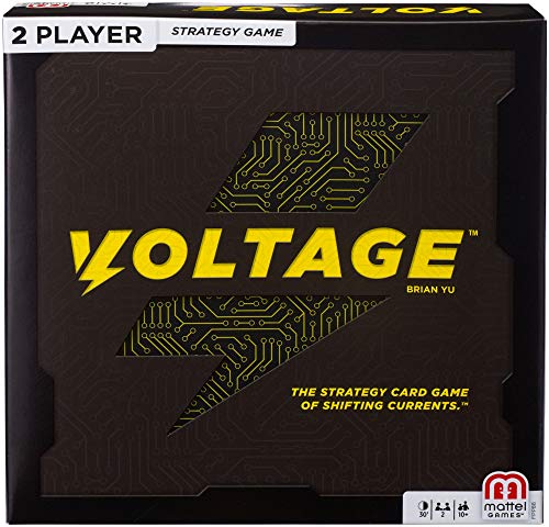 Mattel Games Voltage FPP88 – Juego de Estrategia rápido para Dos Jugadores, duración 20 – 30 Minutos, Juego de Estrategia a Partir de 10 años