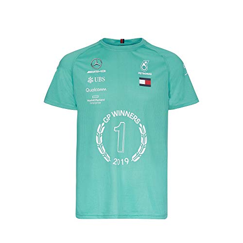 Mercedes-AMG Petronas Motorsport 2019 F1™ Camiseta Ganador del Equipo Verde Hombre (XS)