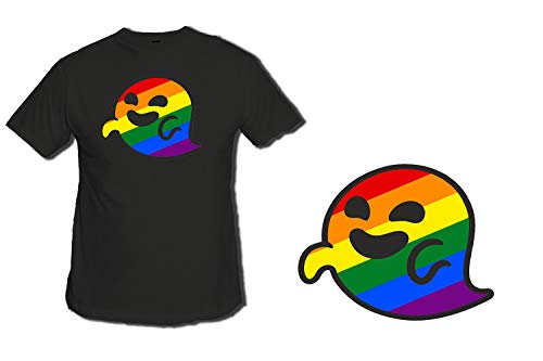 MERCHANDMANIA Camiseta Negra GAYSPER Fantasma Gay VOX Tshirt