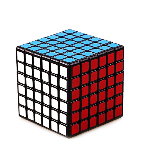 MFJS 2x2x2 a 11x11x11 Cubo magico Velocidad Cubo Rompecabezas Juguetes educativos Pegatina Fondo Negro (6x6x6)