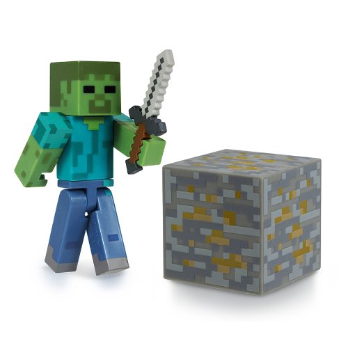 Minecraft 16509 - Figura de acción con accesorios Zombie