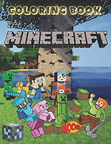MINECRAFT Coloring Book: Do you like minecraft coloring books? Here are 50 Minecraft characters to color for real minecrafters