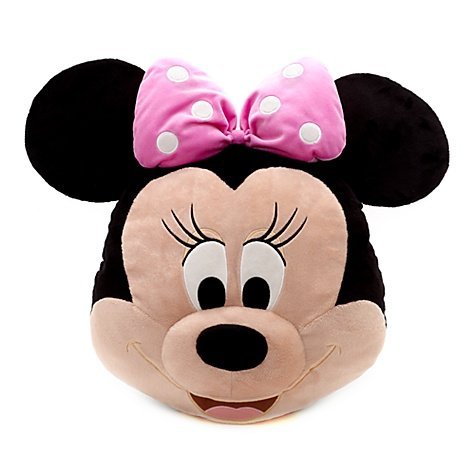 Minnie Mouse Big Face Cushion Disney Store - Cojín de peluche (42 x 47 cm)