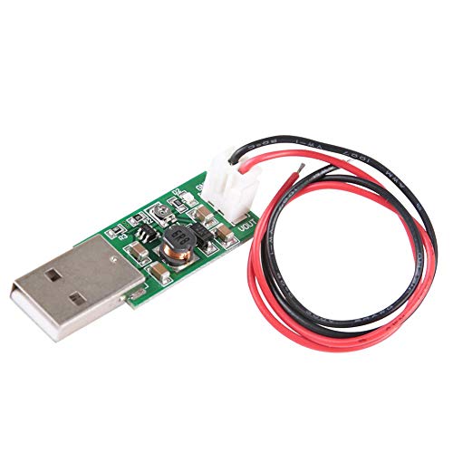 Módulo convertidor de impulso, Keenso Tablero elevador de voltaje de salida ajustable mini USB DC-DC 5V a 6V 9V 12V 15V 7W Módulo convertidor de impulso, Keenso Tablero elevador de voltaje de salida ajustable mini USB DC-DC 5V a 6V 9V 12V 15V 7W