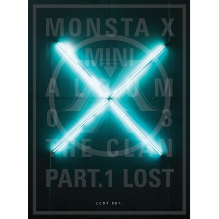 MONSTA X - [THE CLAN 2.5 PART.1 LOST] LOST 3rd Mini Album CD+92p Photo Book+1p Photo Card K-POP Sealed