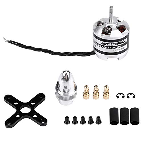 Motor sin Escobillas RC Drone, EMAX XA2212 820KV / 980KV / 1400KV 2-3S Motor sin Escobillas para RC Drone Quadcopter Multi-Rotor Aviones Accessroy Piezas(1400KV)