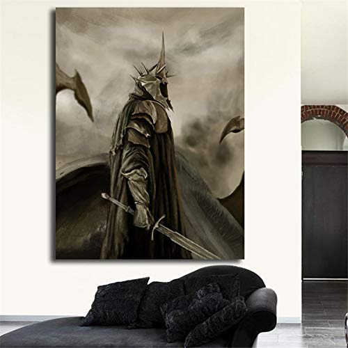 MXLF Lienzo Pintura ESDLA Rey Brujo de Angmar El Señor de los Anillos Arte del Cartel Pared de la Pintura Imagen impresión Moderna decoración del Dormitorio Principal Ilustraciones Pinturas MXLF Lienzo Pintura ESDLA Rey Brujo de Angmar El Señor de los Anillos Arte del Cartel Pared de la Pintura Imagen impresión Moderna decoración del Dormitorio Principal Ilustraciones Pinturas