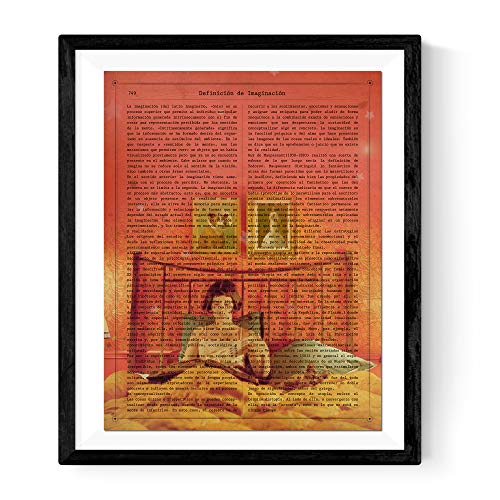 Nacnic Lámina para enmarcar Amélie. Poster tamaño A3 con Imagen de la película. Papel 250 Gramos tintas Resistentes