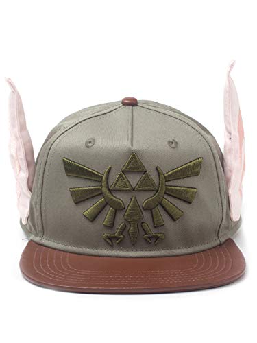 Nintendo Legend of Zelda Novelty Ears Snapback Baseball Cap, Multi-Colour (SB548076ZEL) Gorra de bisbol, Verde (Verde Verde), Talla única Unisex Adulto