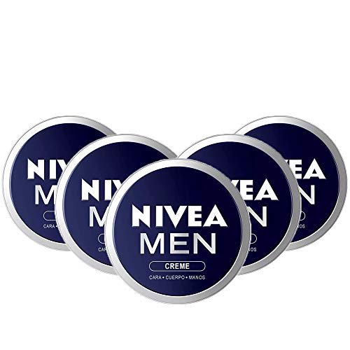 Nivea Men Crema para Cuerpo, Cara y Manos - 5 x 150 ml, Total: 750 ml Nivea Men Crema para Cuerpo, Cara y Manos - 5 x 150 ml, Total: 750 ml