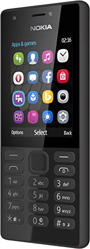 Nokia 216 Dual-SIM, Teléfono Móvil de 2.4", Negro
