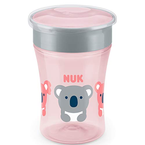 NUK Magic - Taza antiderrame (230 ml), color rosa