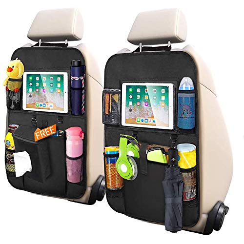 NWOUIIAY Organizadores para Coche 2PCS Funda Protección para Asientos Trasero de Coche Back con Soporte de iPad, niños accesorios