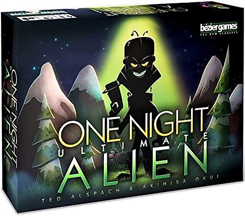 One Night Ultimate Alien Card Board Games 4-10 Players Party Game Deck Game, Versión En Inglés