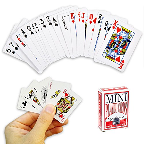 OOTB Mini Juego de Cartas - 54 Cartas Juego de Viaje, póquer ...