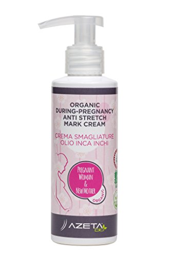 Organic During-Pregnancy Anti Stretch Mark Cream - AZETAbio - Mother Line - 150 ml
