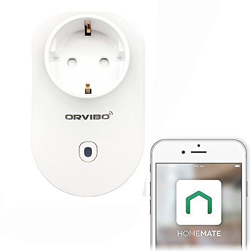 Orvibo S25 WIFI Smart Socket work with Alexa Mini Outlet Plug, Turn ON/OFF Electronics from Anywhere (white)
