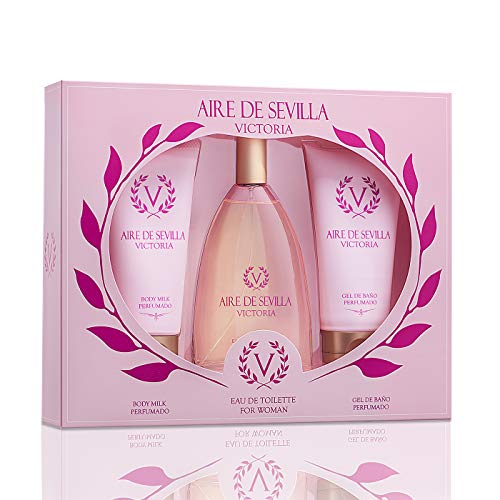 Pack Perfume Mujer Aire de Sevilla Victoria - 3 Elementos