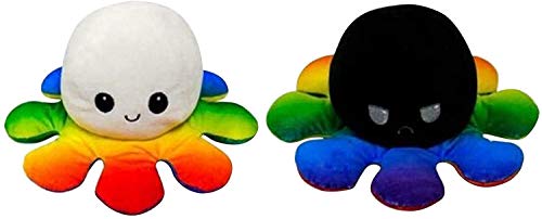 Pandiui23 Peluche de Pulpo Reversible, Bonitos Juguetes de Peluche muñeco de Doble Cara el Pulpo Reversible Original de Felpa Bonitos Juguetes de Peluche Niños (Blanco) Pandiui23 Peluche de Pulpo Reversible, Bonitos Juguetes de Peluche muñeco de Doble Cara el Pulpo Reversible Original de Felpa Bonitos Juguetes de Peluche Niños (Blanco)