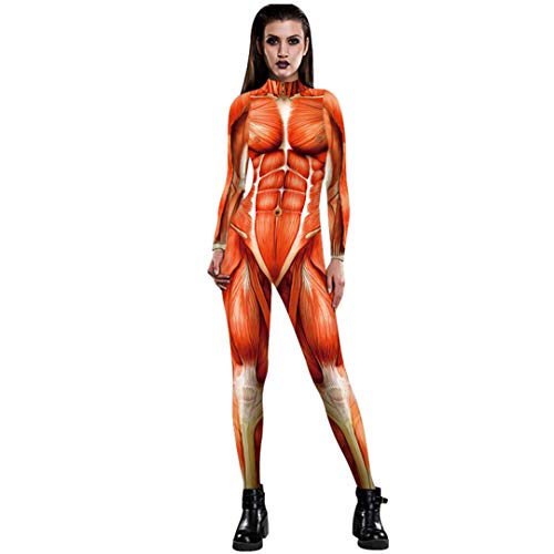 Pandodut 2020 Disfraces de Halloween Cosplay para el Ataque Hombres Mujeres 3D En Titán Anime Impresos Mono del Mono de Women M