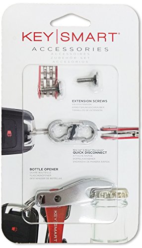 Paquete de accesorios KeySmart | Paquete de expansión-14 llaves, Quick DisConnect, y abridor Paquete de accesorios KeySmart | Paquete de expansión-14 llaves, Quick DisConnect, y abridor