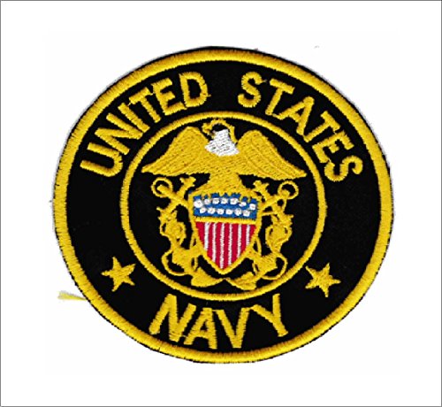Parche United States Navy usn Marines diámetro 8 cm parche bordado réplica -703