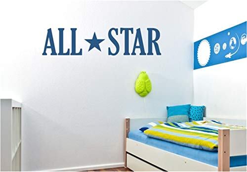 pegatinas de pared fluorescentes All Star For Nursery Kids Room Habitación para niños y niñas