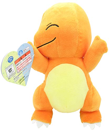 Peluche - Pokémon Charmander Fuego Ojo Amico de Pikachu - Naranja/Rojo - 30 cm