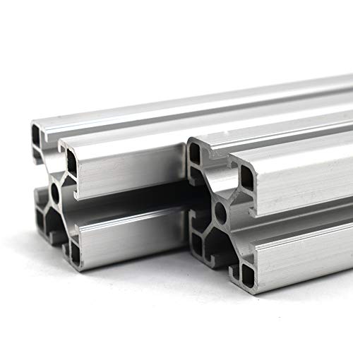 Perfil de puntal de aluminio, 40 x 40, corte 8, 1000 mm, 1 pieza