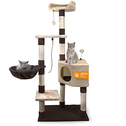 Pet Items Plus + Árbol para gatos, Rascador de gatos (marron-beige)