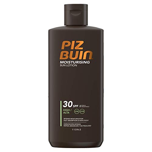 Piz Buin - Protección Solar, Moisturising Loción Solar Hidratante SFP 30 - Protección alta Bote 200 ml