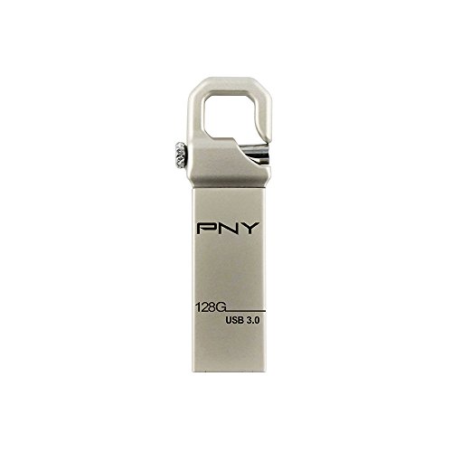 PNY Hook 3.0 Unidad Flash USB 128 GB 3.0 (3.1 Gen 1) Conector USB Tipo A Plata - Memoria USB (128 GB, 3.0 (3.1 Gen 1), Conector USB Tipo A, 50 MB/s, Sin Tapa, Plata)