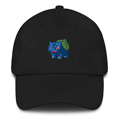 Pokemon Bulbasaur Pixel Art Dad sombrero Pokemon Bulbasaur Pixel Art Dad sombrero