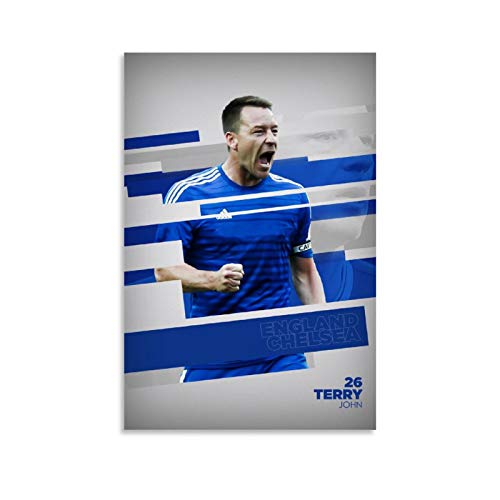Póster deportivo de alta definición de The Famous the Famous Football Superstar John Terry para pared, diseño de jugador de fútbol John Terry Póster deportivo de alta definición de The Famous the Famous Football Superstar John Terry para pared, diseño de jugador de fútbol John Terry