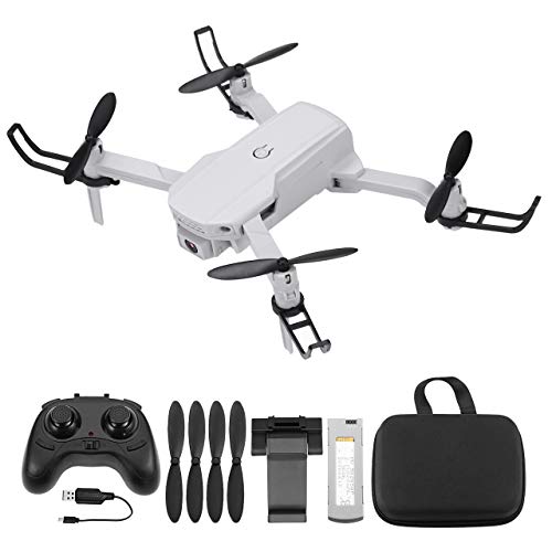 Powerextra Mini dron con cámara HD – Quadcopter Drone plegable WiFi FPV 2,4 GHz 3D Flip y función de giro de alta velocidad para niños y principiantes – Dron con 2 baterías
